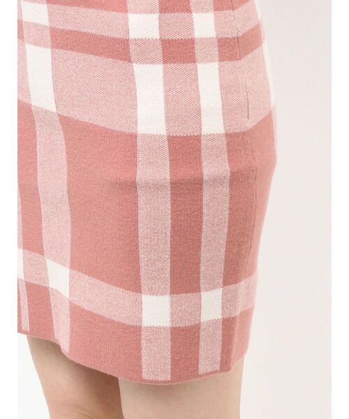 RESEXXY（リゼクシー）の「ジャガードチェックニットミニワンピース（ワンピース・レディース・ベージュ/オレンジ/ブラック・FREE）」の16枚目の写真