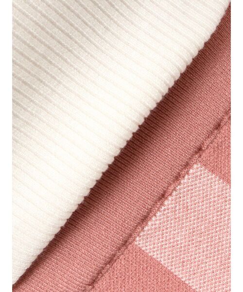 RESEXXY（リゼクシー）の「ジャガードチェックニットミニワンピース（ワンピース・レディース・ベージュ/オレンジ/ブラック・FREE）」の17枚目の写真