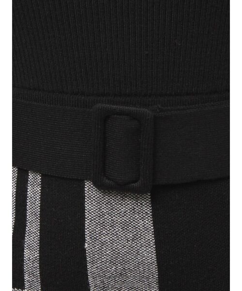 RESEXXY（リゼクシー）の「ジャガードチェックニットミニワンピース（ワンピース・レディース・ベージュ/オレンジ/ブラック・FREE）」の19枚目の写真