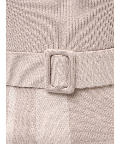 RESEXXY（リゼクシー）の「ジャガードチェックニットミニワンピース（ワンピース・レディース・ベージュ/オレンジ/ブラック・FREE）」の20枚目の写真