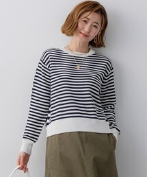 コットンギマ クルーネック ニット