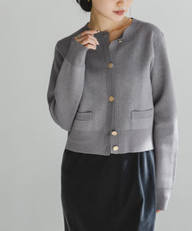 Noble | ダブル編みショートカーデ(カーディガン/ボレロ)