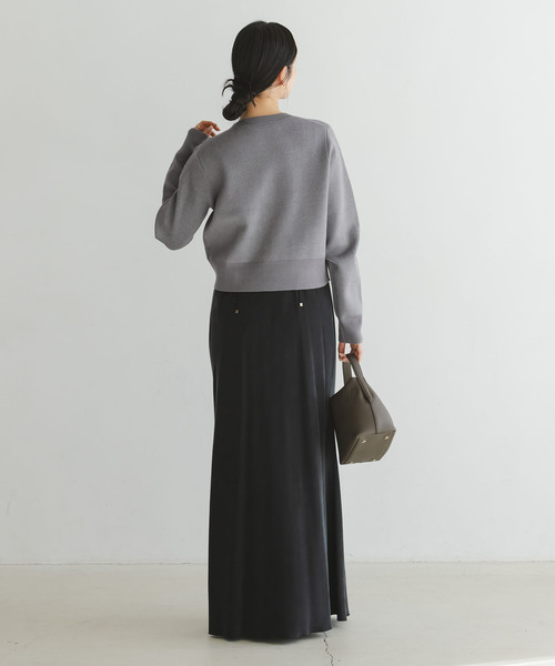 ダブル編みショートカーデ（カーディガン/ボレロ）｜NOBLE（ノーブル