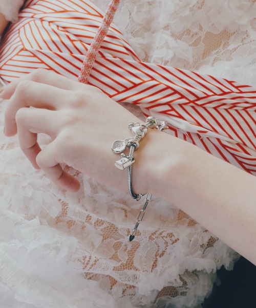 GOLDY（ゴールディ）の「ミックス モチーフ スネーク チェーン ブレスレット（ブレスレット・レディース・シルバー×ゴールド/ゴールド/シルバー・FREE）」の13枚目の写真