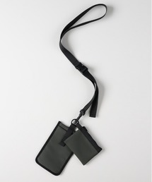 Right-on | 【Right-on Basic】2連ネックウォレットショルダーポーチ (多機能/スタイリッシュ/軽量/型崩れしにくい)(ショルダーバッグ)