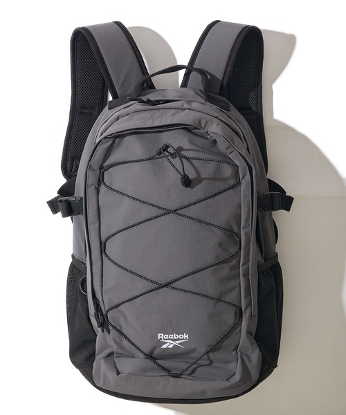 Reebok(リーボック)の「【Reebok/リ-ボック】フロントロゴ刺繍 A4サイズ収納 30L リップストップ バックパック(バックパック/リュック・レディース・ブラック/チャコールグレー/アイボリー・FREE)」の16枚目の写真