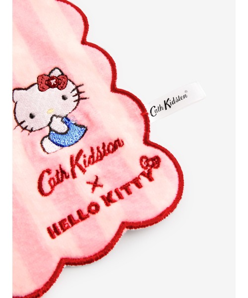 Cath Kidston(キャスキッドソン)の「Cath Kidston × Hello Kitty タオルハンカチ Stripe(ハンカチ/ハンドタオル・レディース・ピンク・FREE)」の4枚目の写真