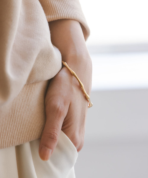 GAS BIJOUX(ガスビジュー)の「Gas Bijoux/ガス ビジュー バンブーブレスレット(ブレスレット・レディース・ゴールド・FREE)」の2枚目の写真