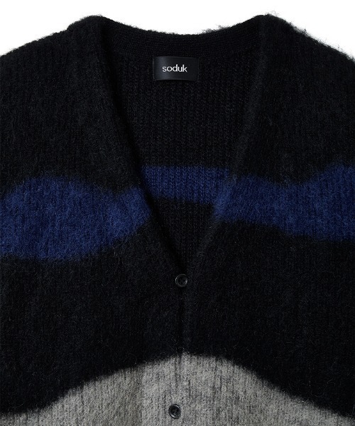 soduk（スドーク）の「drawing knit cardigan（カーディガン/ボレロ・レディース・グレー・ONE SIZE）」の11枚目の写真