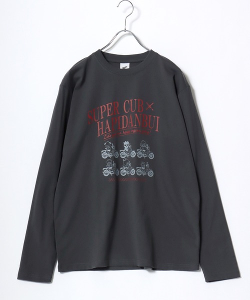 sanrio（サンリオ）の「2026SS HONDA×sanrio/ホンダ×サンリオ『はぴだんぶい』『スーパーカブ』コラボ ウイングロゴ ロングスリーブTシャツ レディース メンズ（Tシャツ/カットソー・メンズ・アイボリー/ブラック/スミクロ/ミント・M/L/LL）」の8枚目の写真