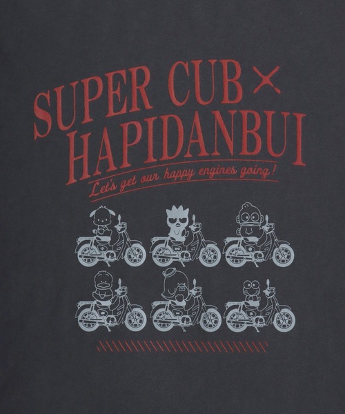 sanrio（サンリオ）の「2026SS HONDA×sanrio/ホンダ×サンリオ『はぴだんぶい』『スーパーカブ』コラボ ウイングロゴ ロングスリーブTシャツ レディース メンズ（Tシャツ/カットソー・メンズ・アイボリー/ブラック/スミクロ/ミント・M/L/LL）」の15枚目の写真