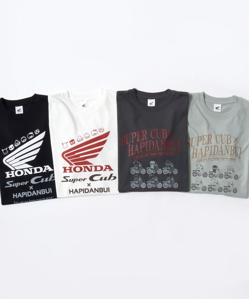 sanrio（サンリオ）の「2026SS HONDA×sanrio/ホンダ×サンリオ『はぴだんぶい』『スーパーカブ』コラボ ウイングロゴ ロングスリーブTシャツ レディース メンズ（Tシャツ/カットソー・メンズ・アイボリー/ブラック/スミクロ/ミント・M/L/LL）」の16枚目の写真