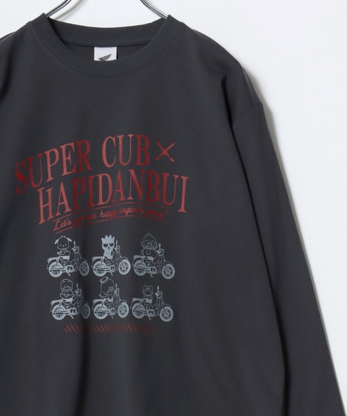 sanrio（サンリオ）の「2026SS HONDA×sanrio/ホンダ×サンリオ『はぴだんぶい』『スーパーカブ』コラボ ウイングロゴ ロングスリーブTシャツ レディース メンズ（Tシャツ/カットソー・メンズ・アイボリー/ブラック/スミクロ/ミント・M/L/LL）」の18枚目の写真