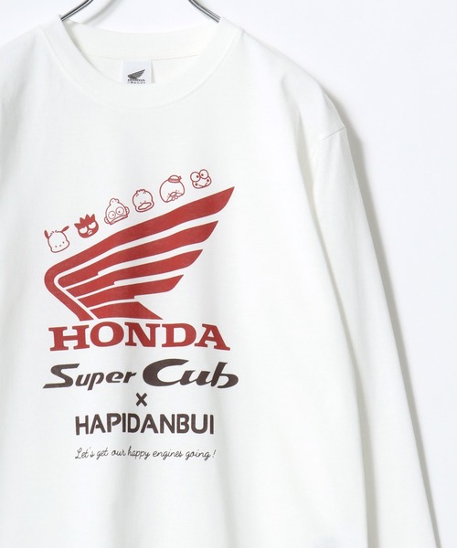 sanrio（サンリオ）の「2026SS HONDA×sanrio/ホンダ×サンリオ『はぴだんぶい』『スーパーカブ』コラボ ウイングロゴ ロングスリーブTシャツ レディース メンズ（Tシャツ/カットソー・メンズ・アイボリー/ブラック/スミクロ/ミント・M/L/LL）」の20枚目の写真