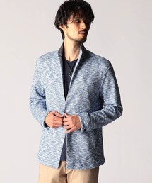 メランジワッフルカットジャケット