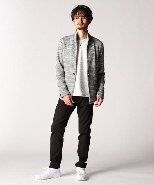 NICOLE CLUB FOR MEN(ニコルクラブフォーメン)の「メランジワッフルカットジャケット(その他アウター・メンズ・ブラック/ブルー/ネイビー/オフホワイト・MEDIUM/LARGE/X-LARGE)」の12枚目の写真