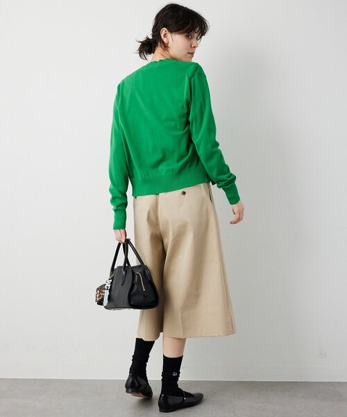 Whim Gazette（ウィムガゼット）の「16Gテンジクカーディガン（カーディガン/ボレロ・レディース・ブラック/ベージュ/グリーン・FREE）」の17枚目の写真