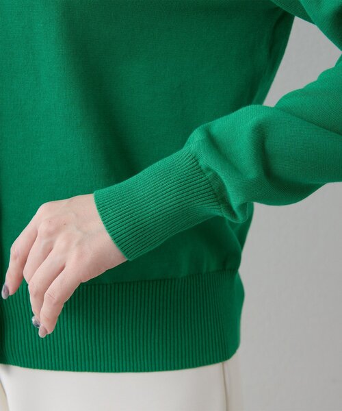 Whim Gazette（ウィムガゼット）の「16Gテンジクカーディガン（カーディガン/ボレロ・レディース・ブラック/ベージュ/グリーン・FREE）」の5枚目の写真