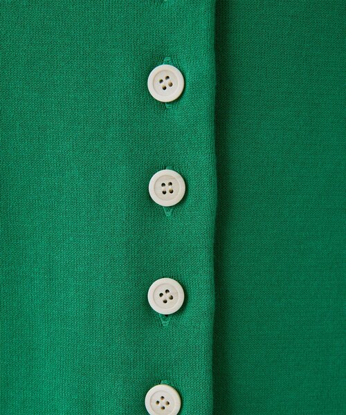 Whim Gazette（ウィムガゼット）の「16Gテンジクカーディガン（カーディガン/ボレロ・レディース・ブラック/ベージュ/グリーン・FREE）」の7枚目の写真