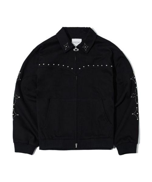 CRITIC（クリティック）の「STUDDED WORK JACKET BLACK（その他アウター）」 - WEAR