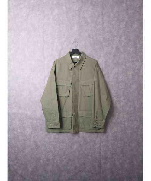 Blank Product.(ブランクプロダクト)の「【TENON】JUNGLE FATIGUE JACKET(ミリタリージャケット・メンズ・オリーブ/ダークオリーブ・MEDIUM/LARGE)」の1枚目の写真