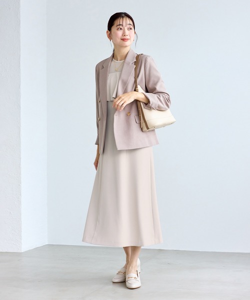 ROPE' PICNIC（ロペピクニック）の「【Mon E’toile/モンエトワール】バルーンビスチェセットワンピース/マルチWAY（ドレス・レディース・ベージュ/ダークブラウン/チャコールグレー・M/S）」の16枚目の写真