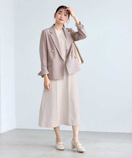 ROPE' PICNIC（ロペピクニック）の「【Mon E’toile/モンエトワール】バルーンビスチェセットワンピース/マルチWAY（ドレス・レディース・ベージュ/ダークブラウン/チャコールグレー・M/S）」の17枚目の写真