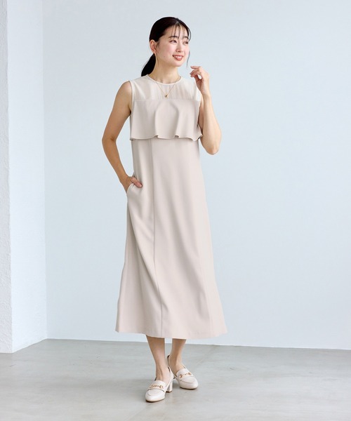 ROPE' PICNIC（ロペピクニック）の「【Mon E’toile/モンエトワール】バルーンビスチェセットワンピース/マルチWAY（ドレス・レディース・ベージュ/ダークブラウン/チャコールグレー・M/S）」の19枚目の写真