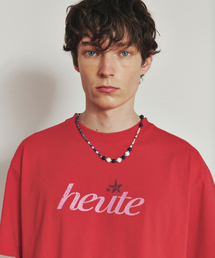 HEUTE（ホイテ）の「HEUTE STAR T-SHIRT (RED)（Tシャツ/カットソー）」
