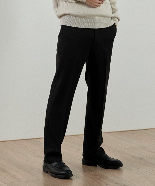 ANALOG MOOD(アナログムード)の「セミスリムワイドスラックス(ブラック)(スラックス・メンズ・その他・L/S/XL)」の1枚目の写真