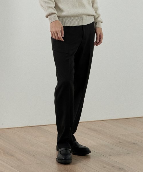 ANALOG MOOD(アナログムード)の「セミスリムワイドスラックス(ブラック)(スラックス・メンズ・その他・L/S/XL)」の3枚目の写真