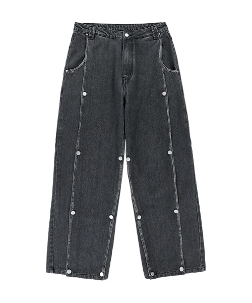 THECOLDESTMOMENT（ザコールデストモーメント）の「TCM canton denim pants (black)（デニムパンツ・メンズ・その他・L/M/S）」の2枚目の写真