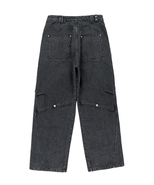 THECOLDESTMOMENT（ザコールデストモーメント）の「TCM canton denim pants (black)（デニムパンツ・メンズ・その他・L/M/S）」の3枚目の写真