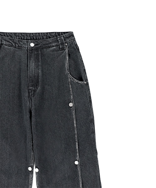 THECOLDESTMOMENT（ザコールデストモーメント）の「TCM canton denim pants (black)（デニムパンツ・メンズ・その他・L/M/S）」の5枚目の写真