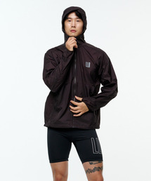 LIMELIGHT APPAREL（ライムライトアパレル）の「アスリットリップストップランニングウィンドブレーカー（ブラウン/グレー）（ナイロンジャケット）」