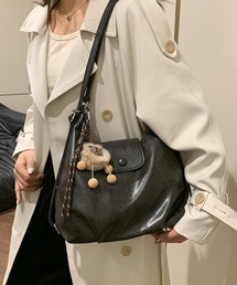 フェイクレザー2WAYバッグ