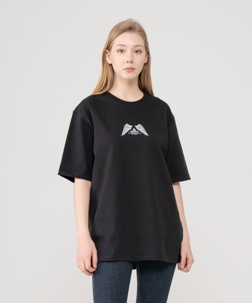 ICONOGRAPHY(アイコノグラフィー)の「WING TATTOO BK(Tシャツ/カットソー・レディース・ブラック・S/M/L/XL)」の4枚目の写真