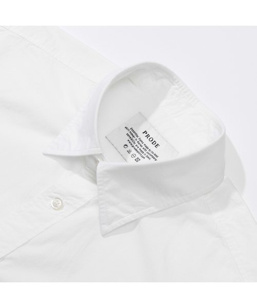 PRODESHIRT（プロデシャツ）の「[リラックス]P-905 ポプリン半袖シャツ (ホワイト)（シャツ/ブラウス・メンズ・その他・M/L/XL/XX-LARGE）」の3枚目の写真