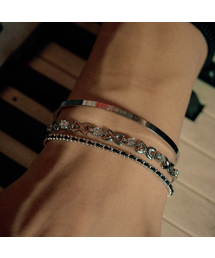 SILVERTAG（シルバータグ）の「テニスキュービックブレスレットSTB-25SSR8（ブレスレット）」