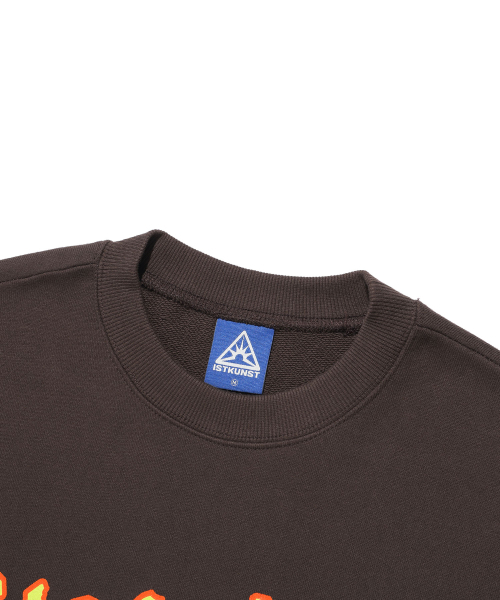 ISTKUNST(イストクンスト)の「SUNRISE MOMENT SWEATSHIRTS_BROWN(IK2ESMM441A)(スウェット・レディース・ブラウン・M/S/L)」の3枚目の写真