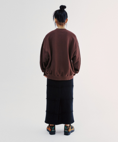 ISTKUNST(イストクンスト)の「SUNRISE MOMENT SWEATSHIRTS_BROWN(IK2ESMM441A)(スウェット・レディース・ブラウン・M/S/L)」の9枚目の写真