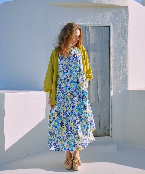 manana suerte(マニャーナスエルテ)の「マヨルカティアードワンピース(ワンピース・レディース・ブラック/ホワイト・FREE)」の16枚目の写真