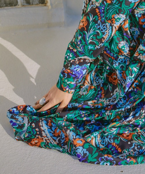 manana suerte(マニャーナスエルテ)の「マヨルカティアードワンピース(ワンピース・レディース・ブラック/ホワイト・FREE)」の22枚目の写真