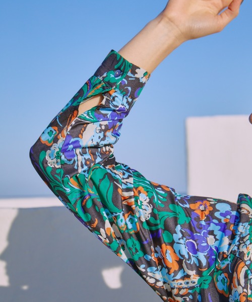 manana suerte(マニャーナスエルテ)の「マヨルカティアードワンピース(ワンピース・レディース・ブラック/ホワイト・FREE)」の21枚目の写真