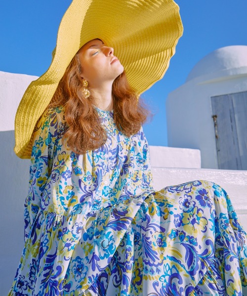 manana suerte(マニャーナスエルテ)の「マヨルカティアードワンピース(ワンピース・レディース・ブラック/ホワイト・FREE)」の5枚目の写真