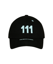 HONGWOOSUNG（ホンウソン）の「NUMBER 111 BALL CAP_BLACK（キャップ）」