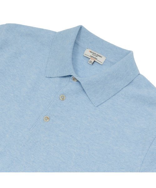 PRODESHIRT(プロデシャツ)の「ヴィンテージリネンピケポロニット(スカイ)(ニット/セーター・メンズ・その他・L/XL/M)」の2枚目の写真