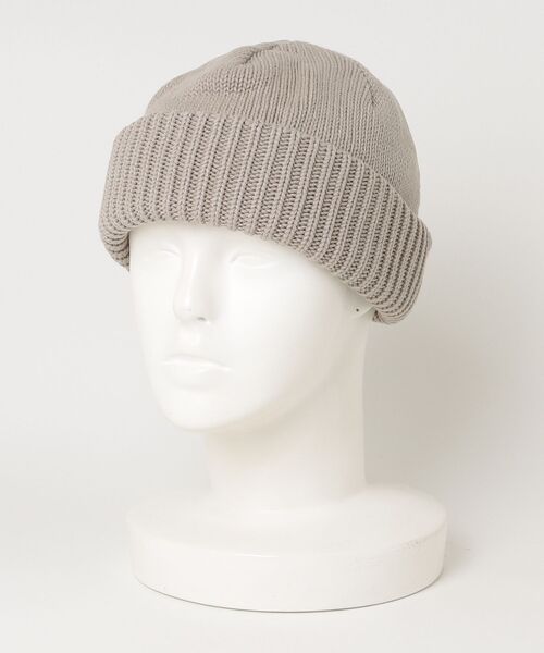 crepuscule（クレプスキュール）の「Knit Cap1（キャップ・メンズ・ブラック/イエロー/オレンジ/ライトグレー/チャコールグレー・FREE）」の3枚目の写真