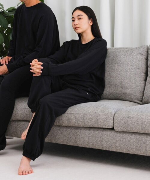 BIRTHDAY BAR（バースデイバー）の「＜一般医療機器＞ECLEARリカバリーウェア長袖トップスロングパンツセット（ルームウェア/パジャマ・レディース・ブラック系その他/ブラック・0）」の6枚目の写真
