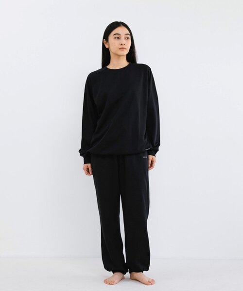 BIRTHDAY BAR（バースデイバー）の「＜一般医療機器＞ECLEARリカバリーウェア長袖トップスロングパンツセット（ルームウェア/パジャマ・レディース・ブラック系その他/ブラック・0）」の13枚目の写真